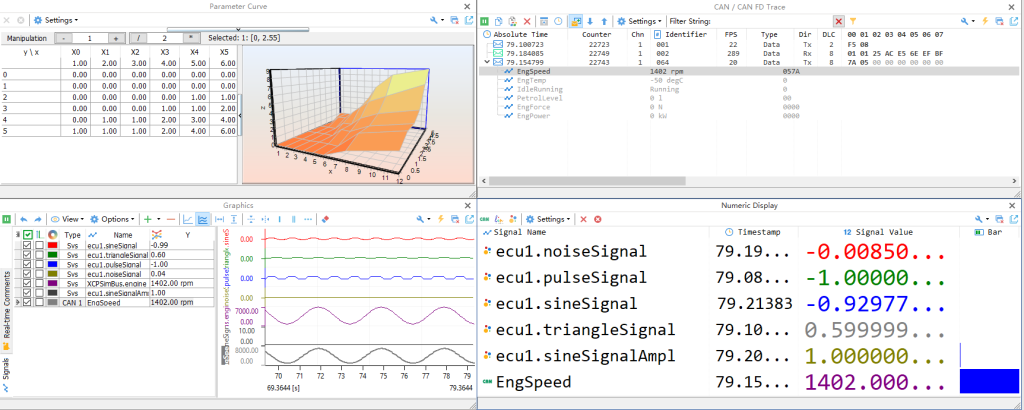 TSM Calibration Analog Simulation Bus Tool